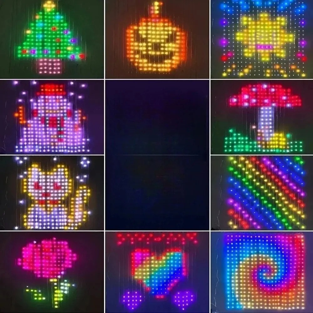 Home Decor Free App - Luci a tenda LED con pixel,