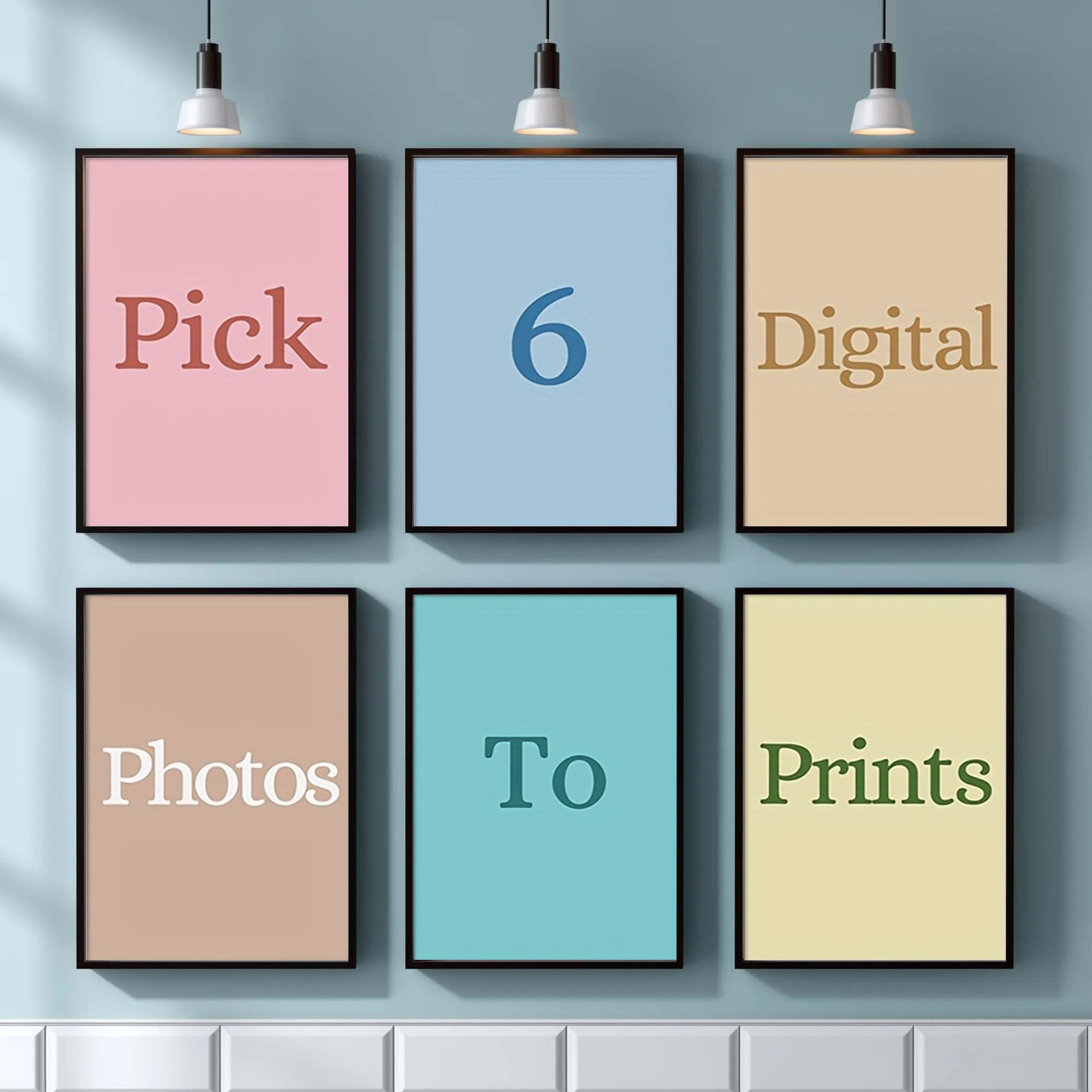 Home Decor Theme - 4/5/6 pezzi di Stampe su Tela