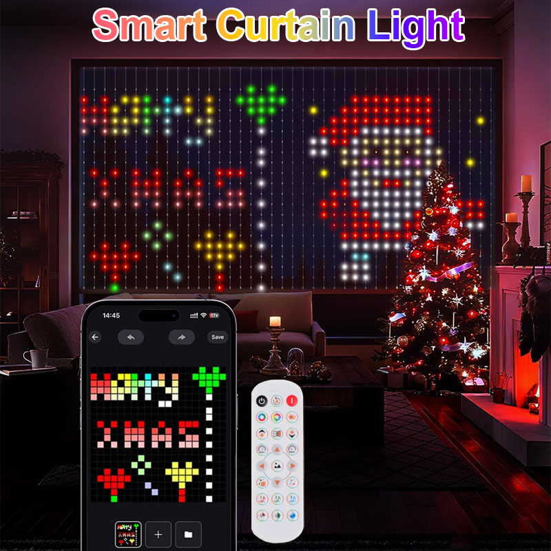 Home Decor Free App - 2025 Luci natalizie intelligenti Bluetooth con