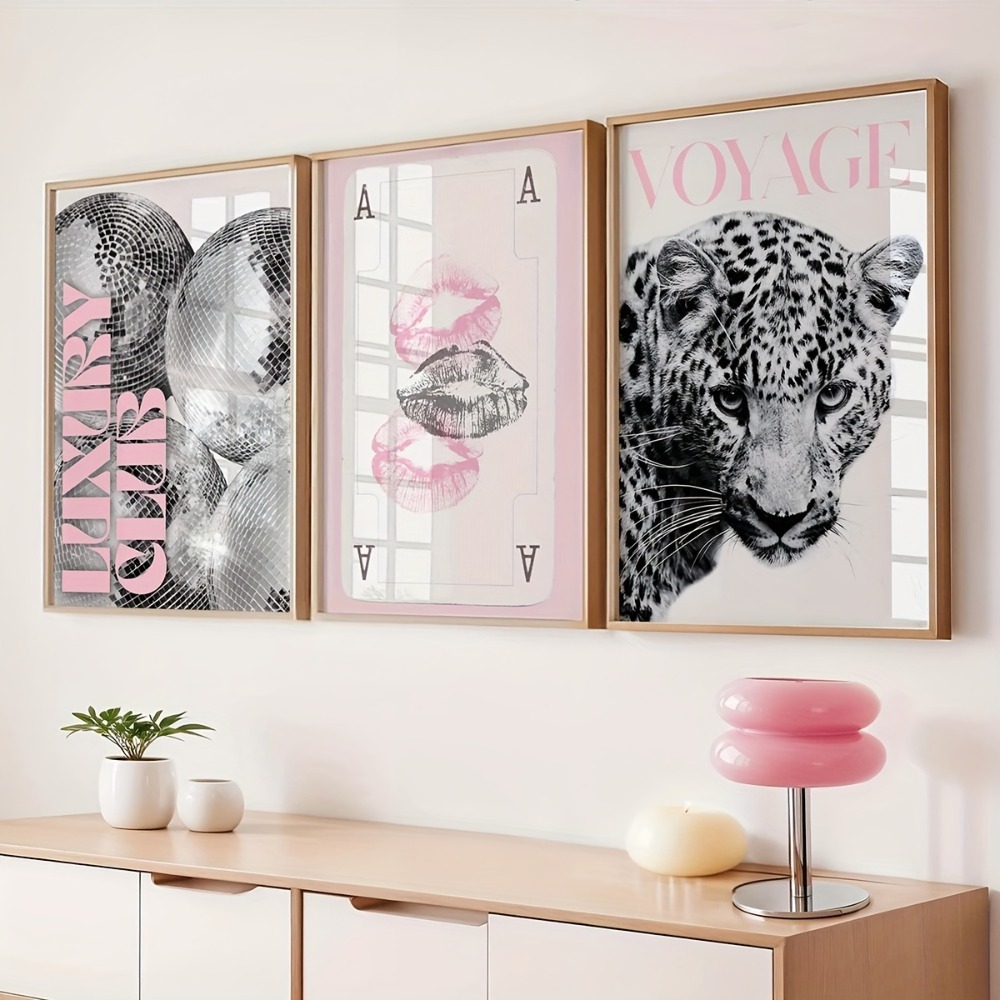 Home Decor Y2K - Set di 3 Poster su Tela