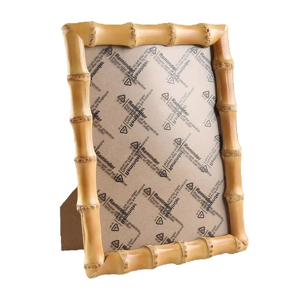Bamboo Photo Frame - Cornice Portafoto Artigianale Nilerun in Radice