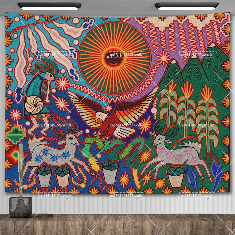 Home Decor Indonesia - Messico messicano maya arte tribale arazzo