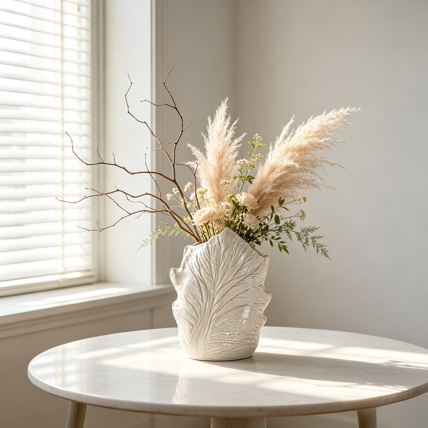 Vaso in Ceramica a Forma di Fo - Pampas Grass Decor recensione e prezzo