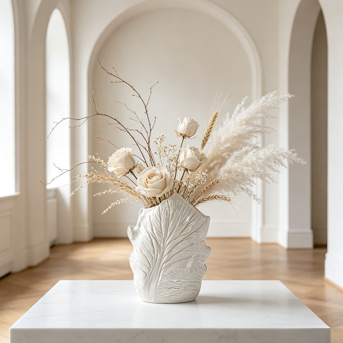 Vaso in Ceramica a Forma di Fo - Pampas Grass Decor recensione e prezzo