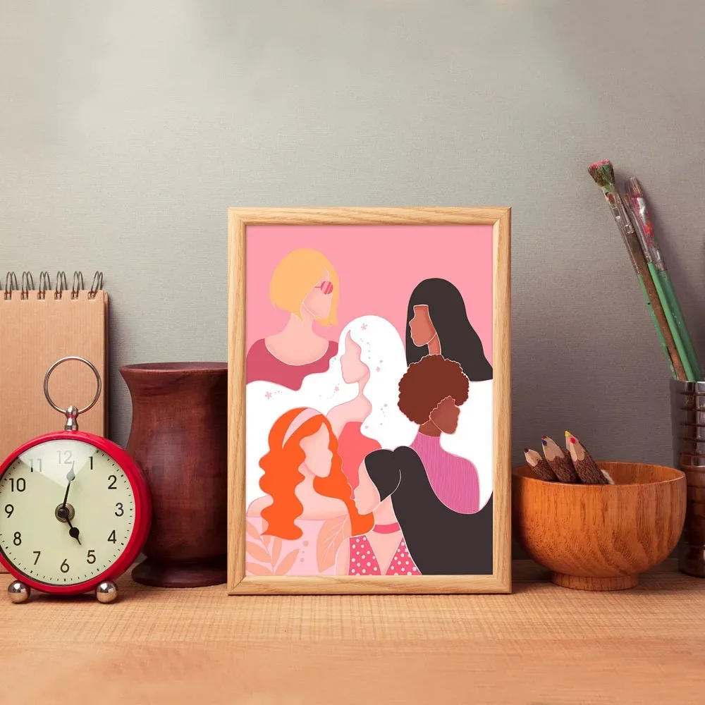 Abstract Feminist Color Letter - Home Decor Y2K recensione e prezzo