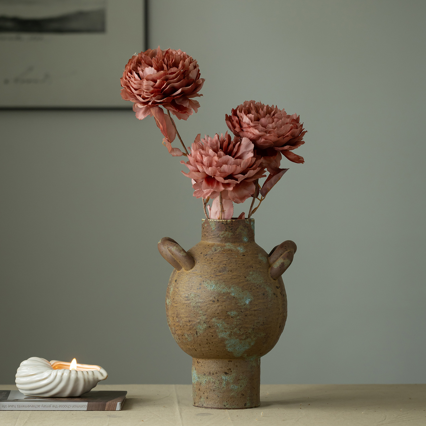 CAPIRON Vaso Rustico in Cerami - Pampas Grass Decor recensione e prezzo