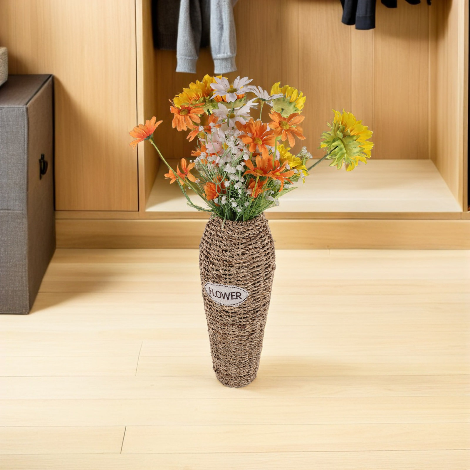 Vaso da terra in rattan, alto  - Pampas Grass Decor recensione e prezzo