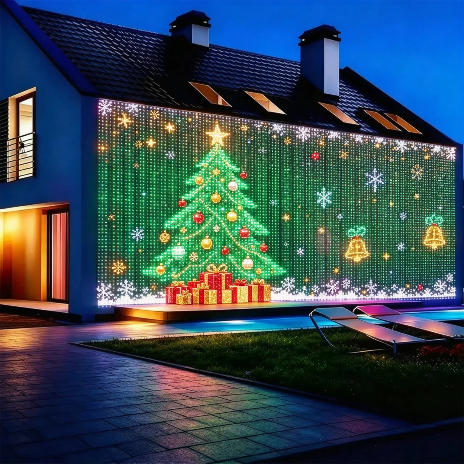 Tenda luminosa a LED, lampada  - Home Decor Free App recensione e prezzo