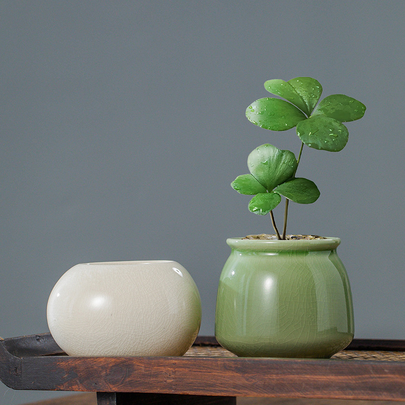 Vaso in Ceramica Smaltata Effe - Rattan Plant Basket recensione e prezzo