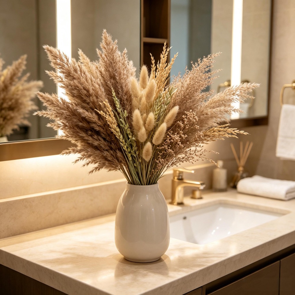 1 mazzo di fiori secchi assort - Pampas Grass Decor recensione e prezzo