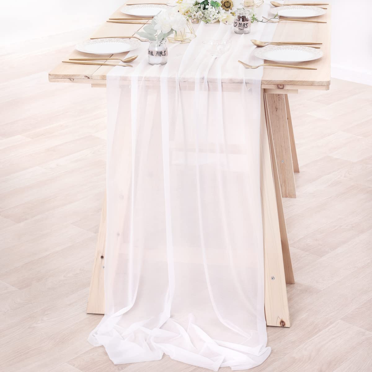 Runner da tavolo in chiffon Te - Linen Table Runner recensione e prezzo