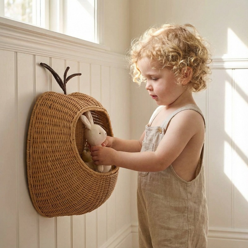 Cesto portaoggetti intrecciato - Rattan Plant Basket recensione e prezzo
