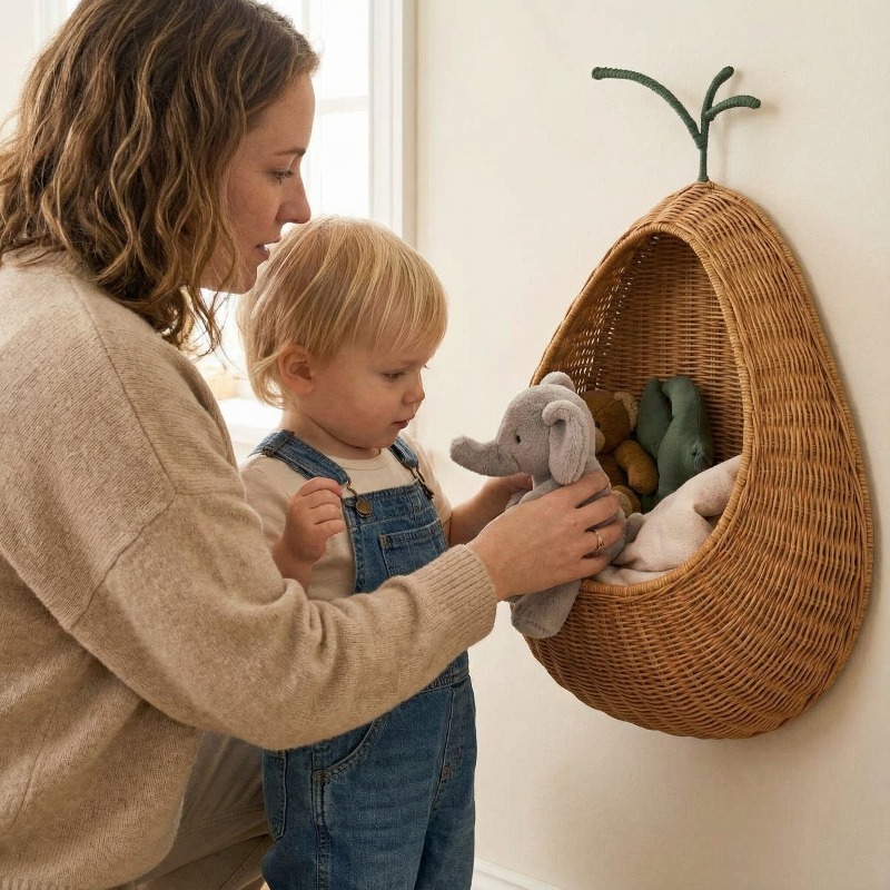 Cesto portaoggetti intrecciato - Rattan Plant Basket recensione e prezzo
