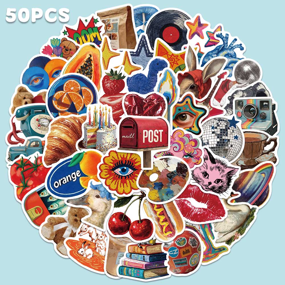 50 pezzi vintage Y2K adesivo m - Home Decor Magazine recensione e prezzo