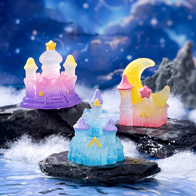 1 pz luminoso mini castello mi - Home Decor Za recensione e prezzo