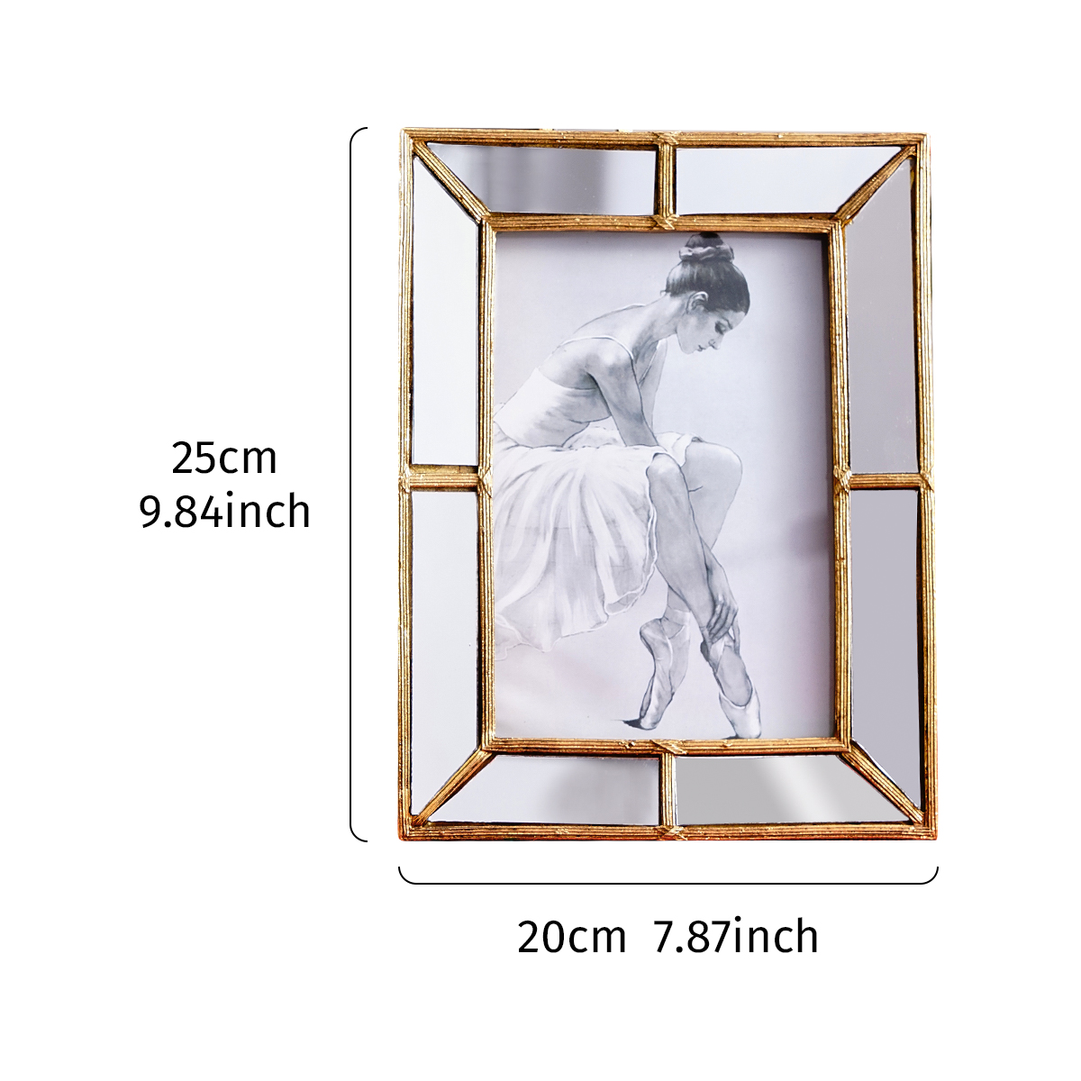 1 pezzo, cornice per foto con  - Bamboo Photo Frame recensione e prezzo