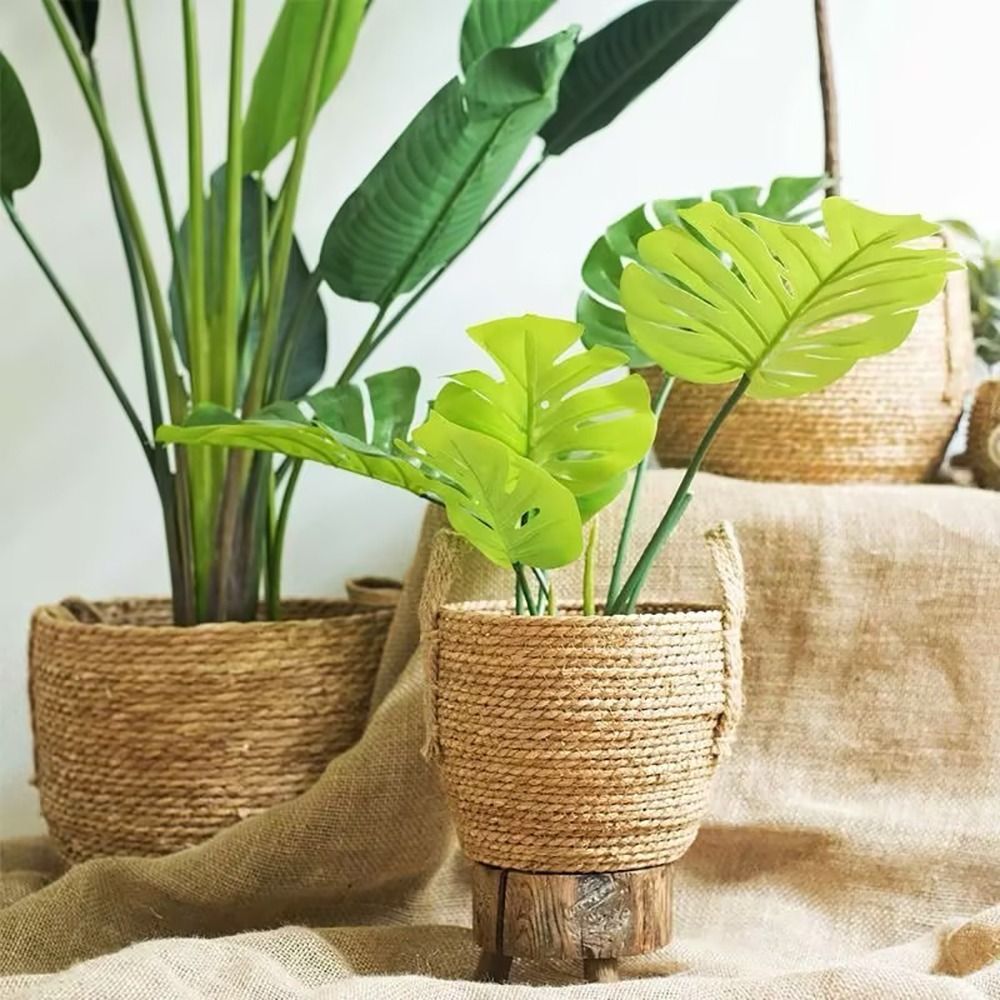 1 pz per terrazze da giardino  - Rattan Plant Basket recensione e prezzo