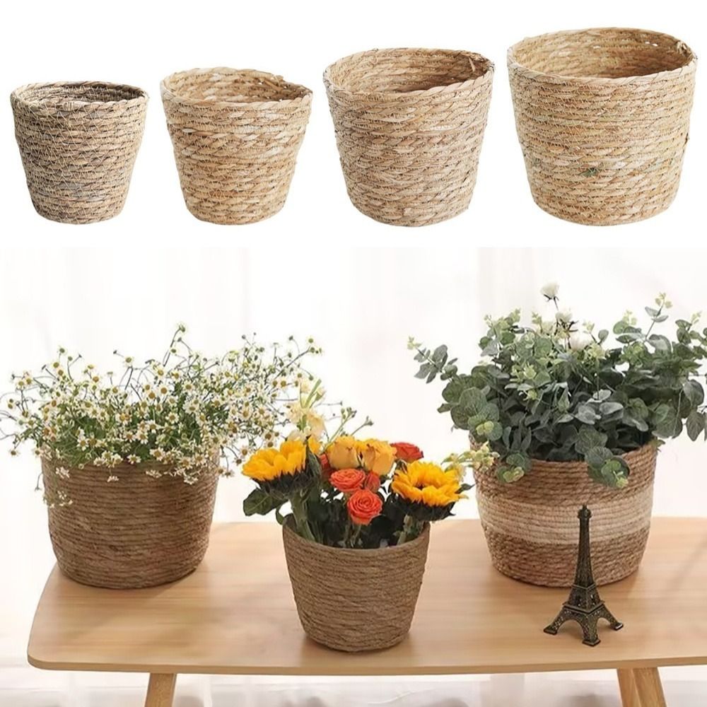 1 pz per terrazze da giardino  - Rattan Plant Basket recensione e prezzo